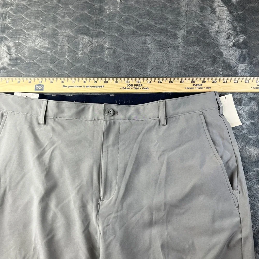 IZOD Golf Pants Mens 40x32 Gray Swing Flex Straight Fit Performance IZAGC08020 - Picture 4 of 10